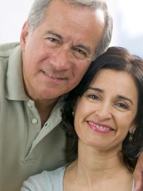 stock photo of older man and woman